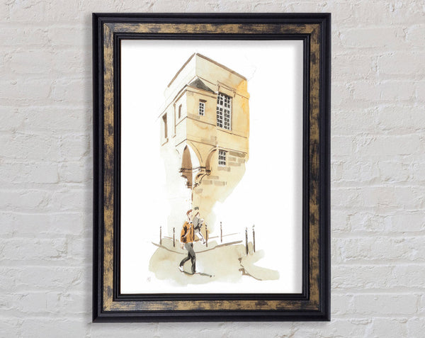 Cobbled Street Framed Print