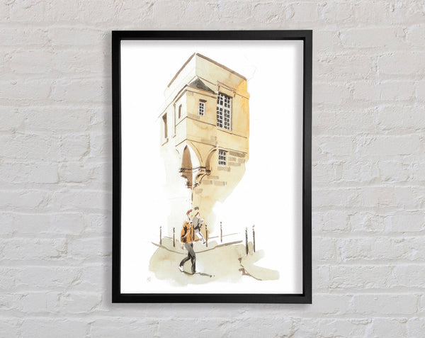 Cobbled Street Framed Print