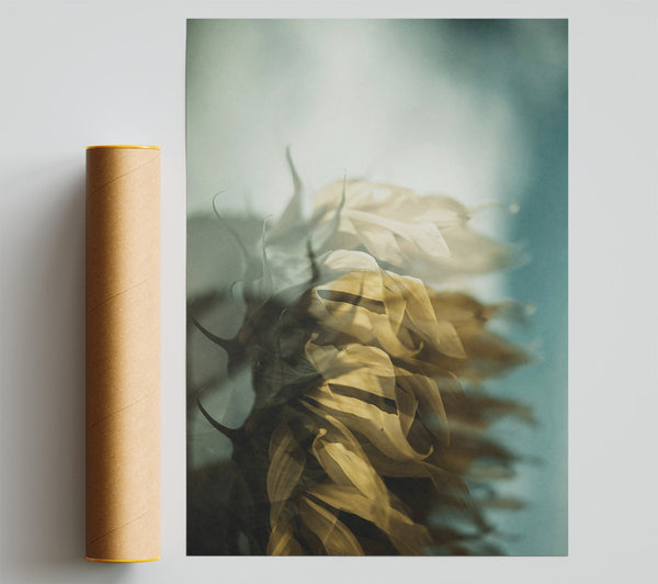 Golden Petal Dreams Print