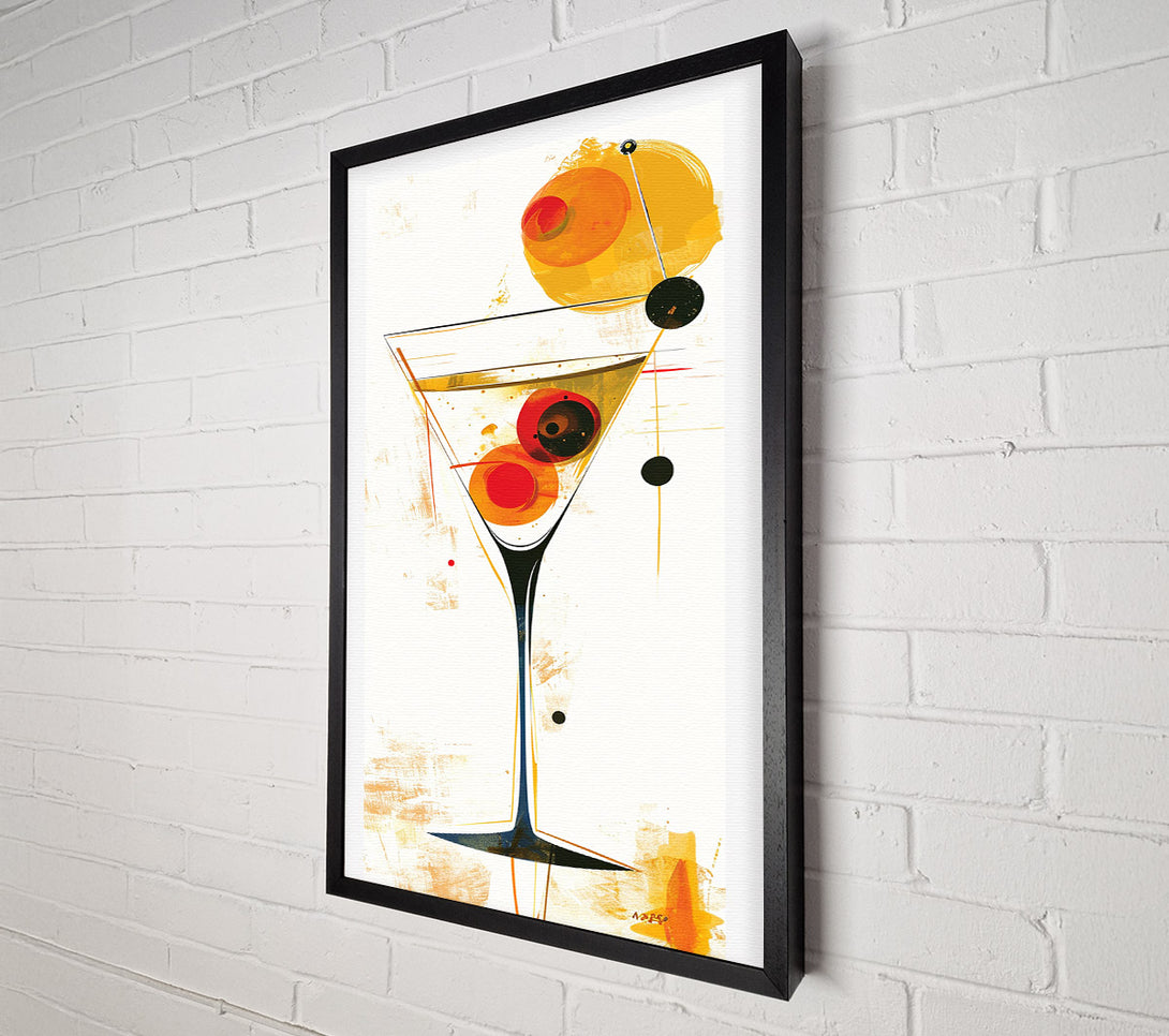  A Canvas Print of Cocktail Poster Canvas Print