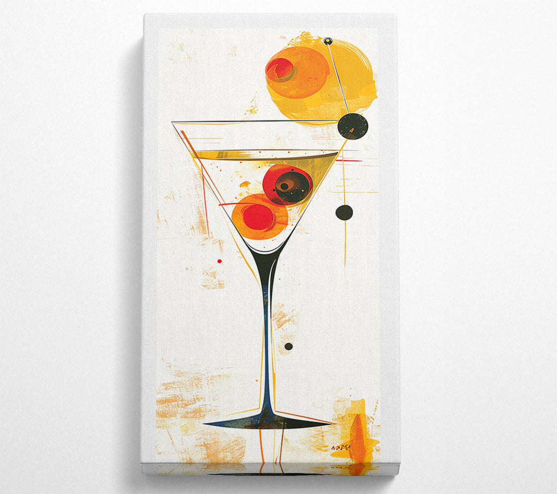  A Canvas Print of Cocktail Poster Canvas Print