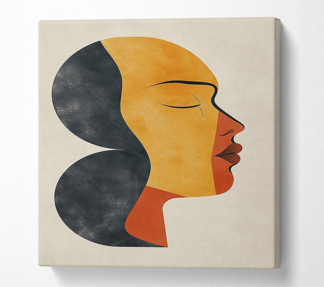  A Canvas Print of Golden Hues Of Peace Canvas Wall Art