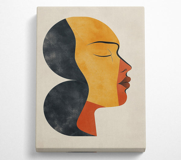  A Canvas Print of Golden Hues Of Peace Canvas Wall Art