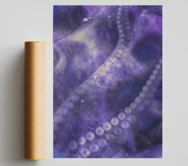 Purple Octopus Dream Print