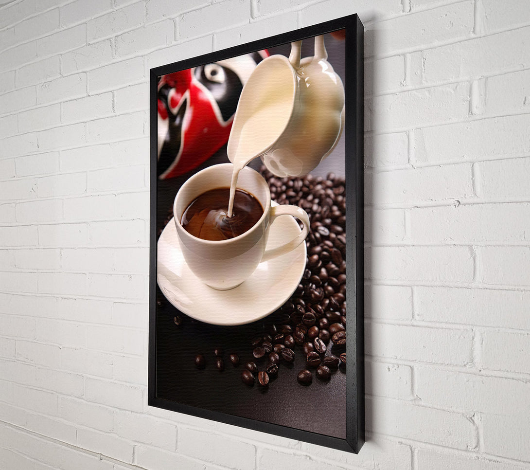  A Canvas Print of Coffee With Milk Canvas Print