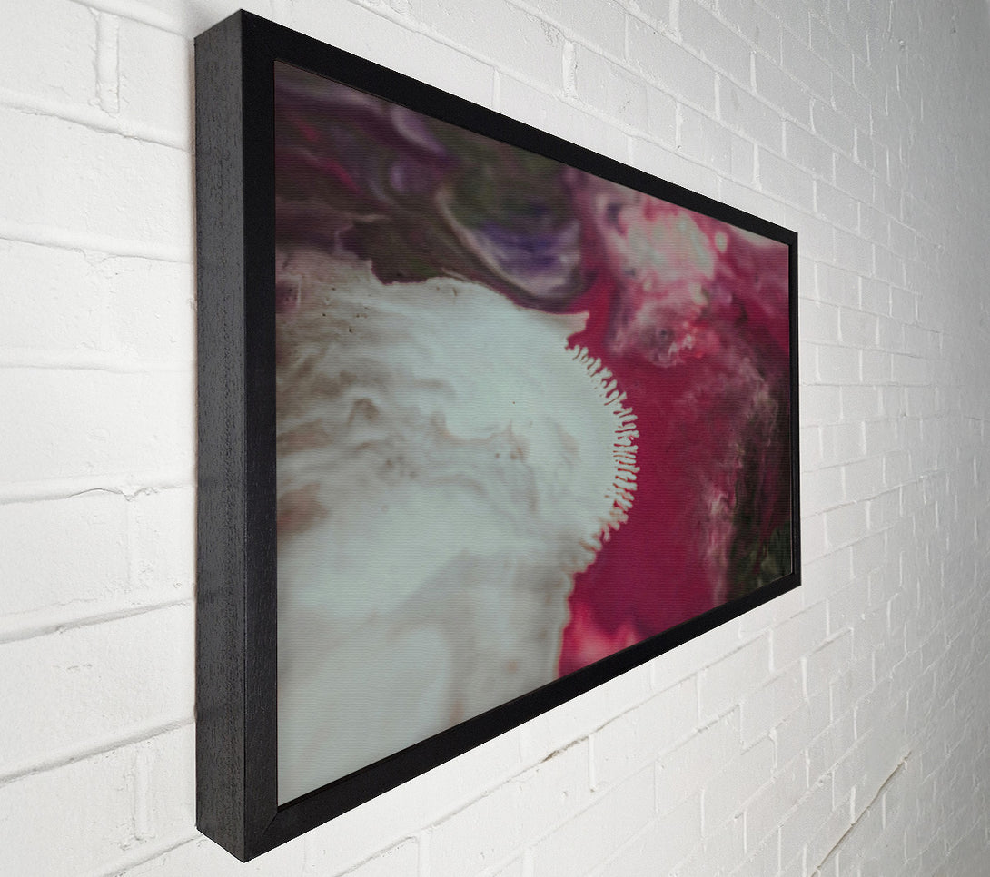  A Canvas Print of Crimson Swirl Canvas Print