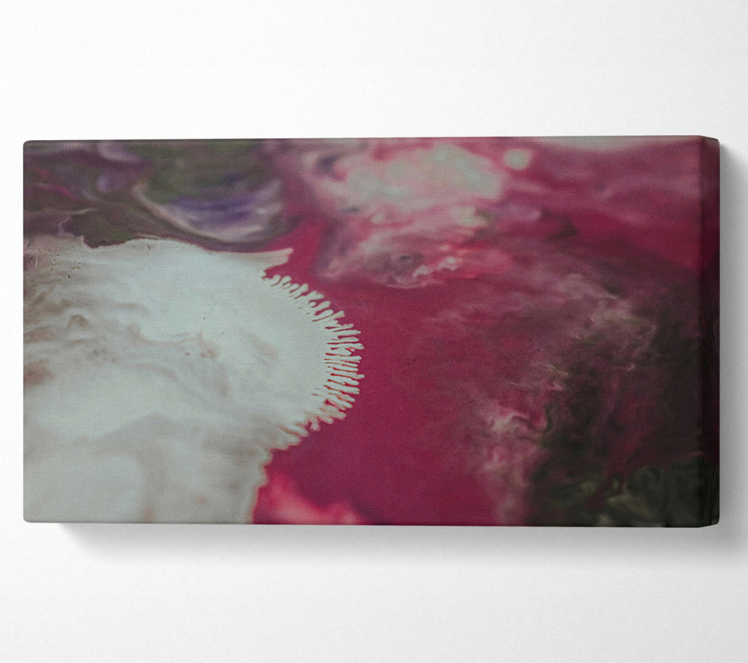  A Canvas Print of Crimson Swirl Canvas Print