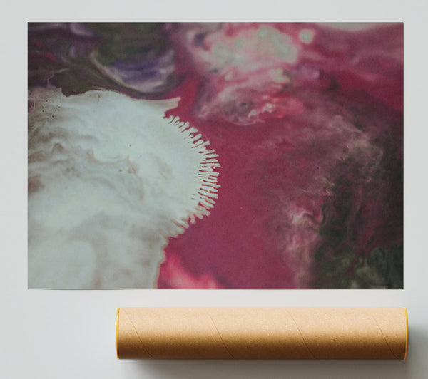 Crimson Swirl Print