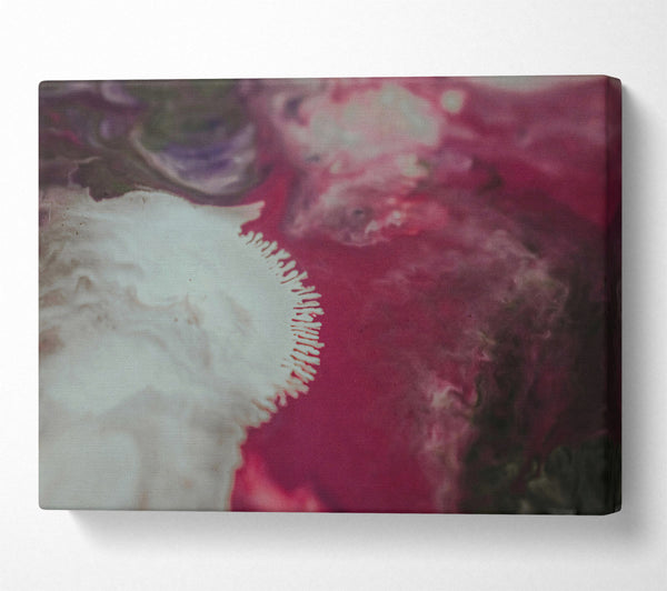  A Canvas Print of Crimson Swirl Canvas Print
