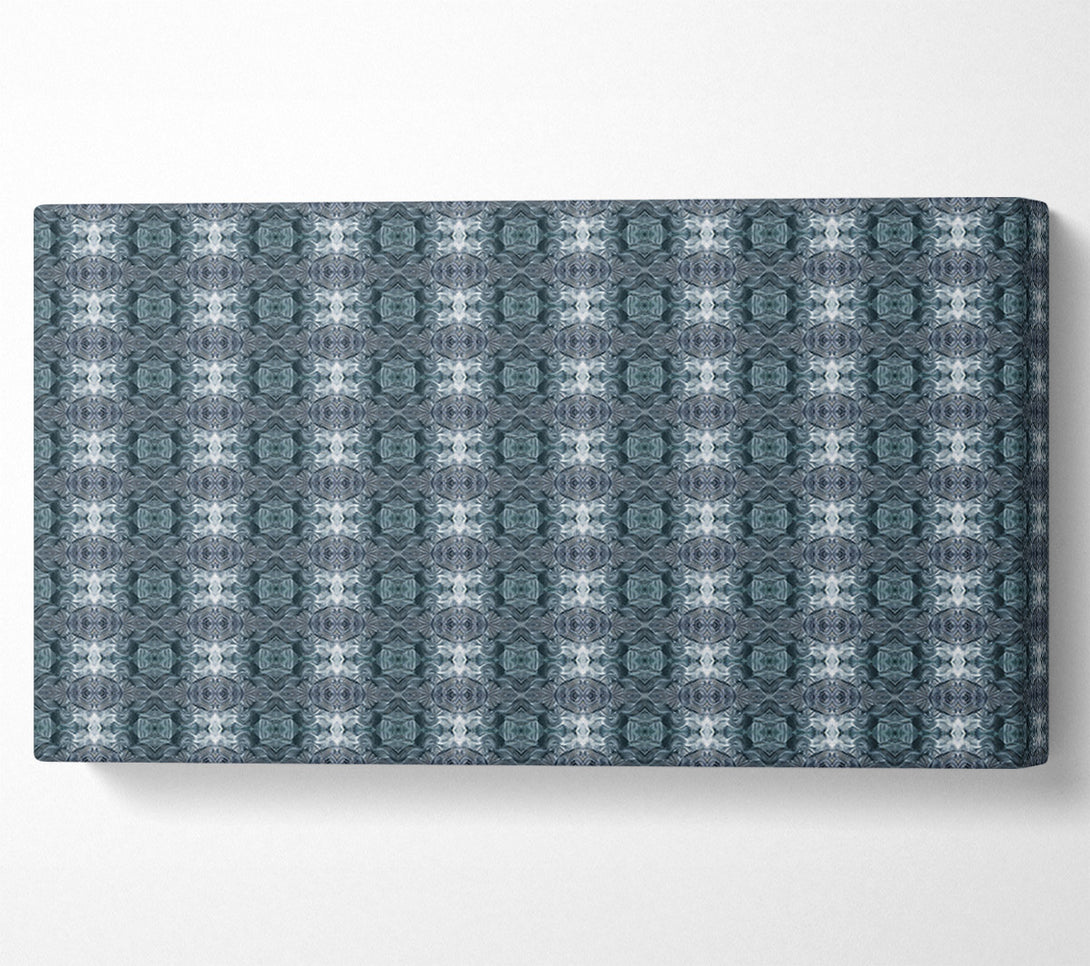  A Canvas Print of Teal Abstract Pattern Canvas Print