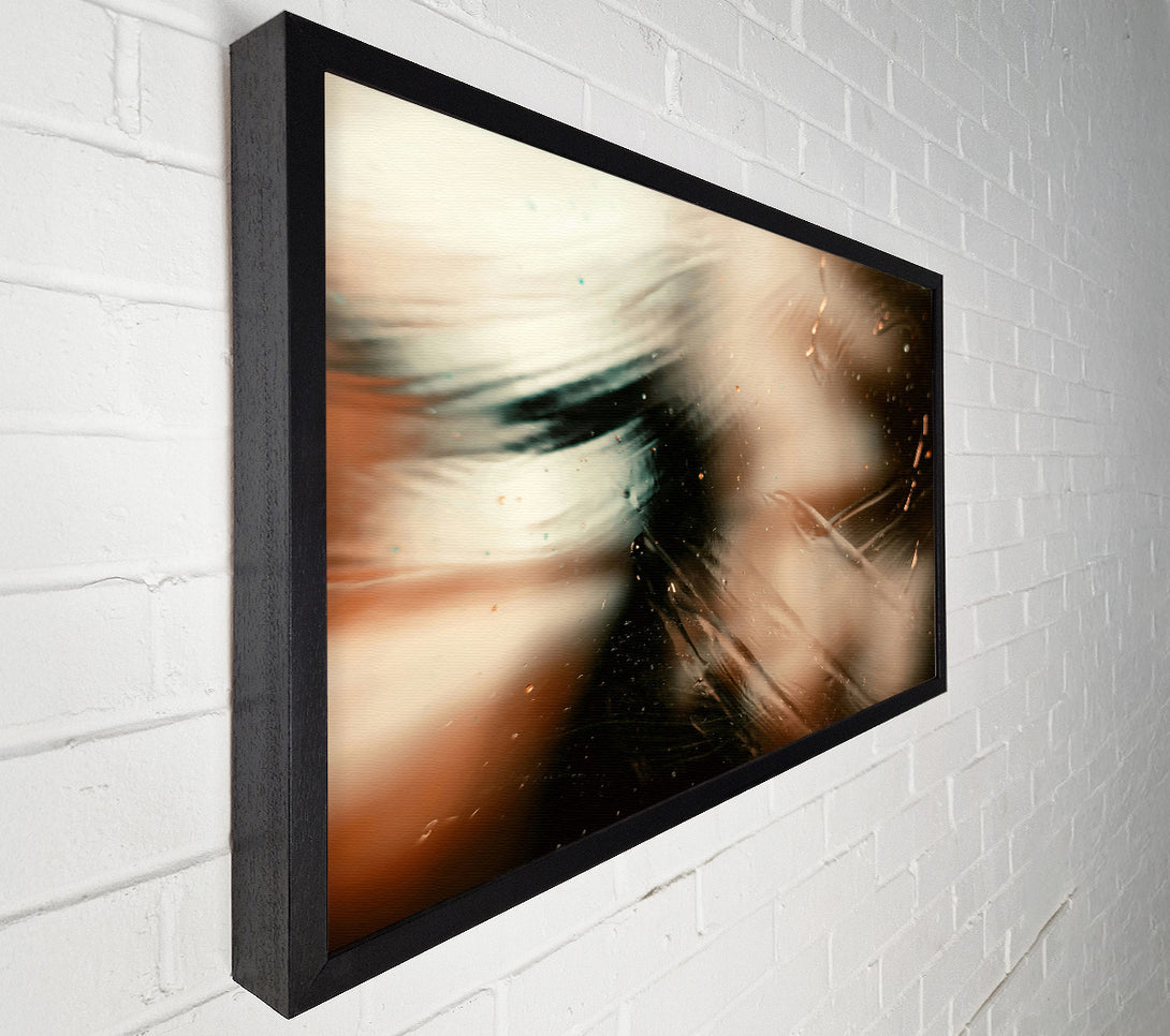  A Canvas Print of Tan Shimmering Strokes Canvas Print