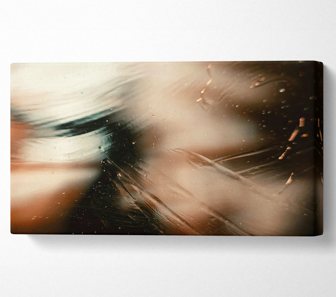  A Canvas Print of Tan Shimmering Strokes Canvas Print