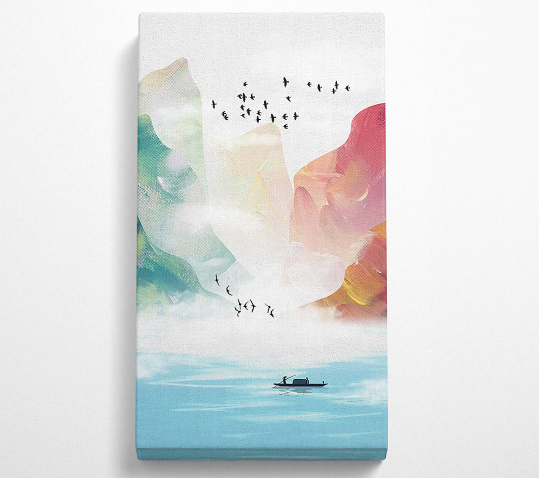 A Canvas Print of Collage Of Flight And Boats Canvas Wall Art
