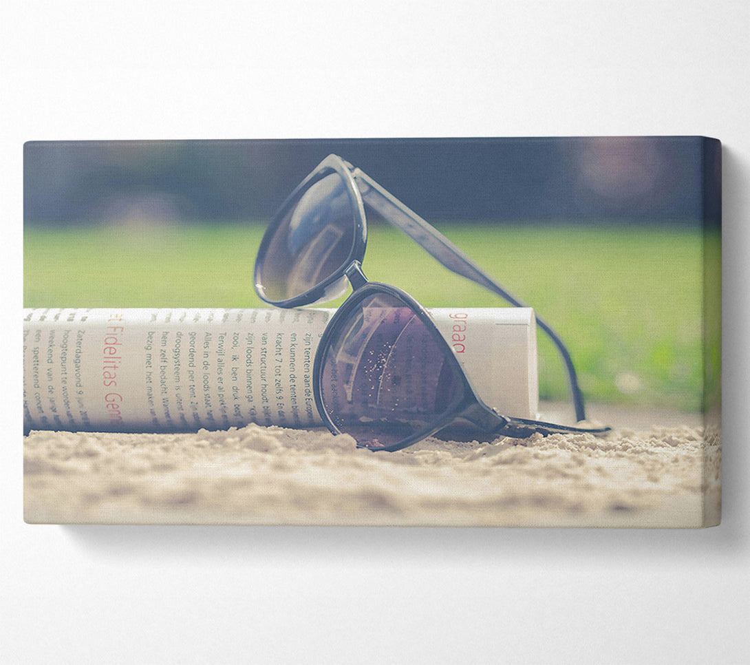  A Canvas Print of Sand And Grey Shades Canvas Print