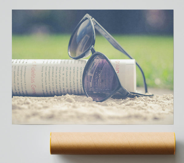 Sand And Grey Shades Poster
