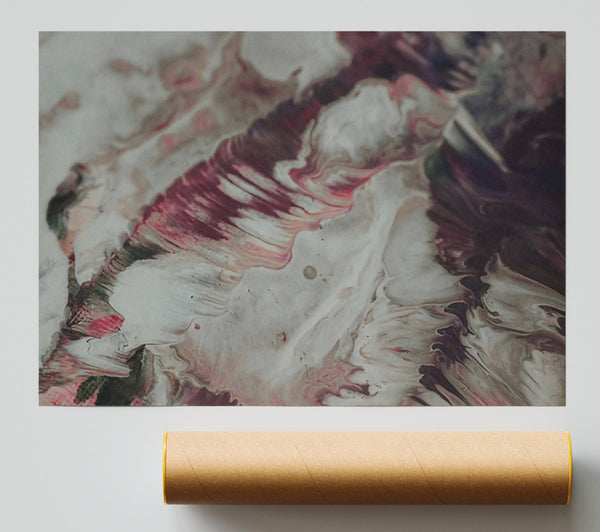 Crimson Swirling Clouds Print