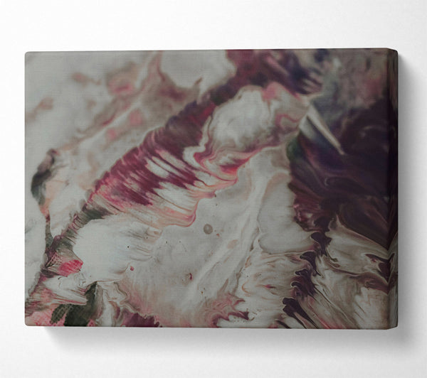  A Canvas Print of Crimson Swirling Clouds Canvas Wall Art