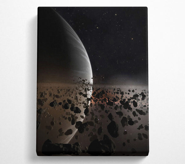  A Canvas Print of Collided Canvas Art