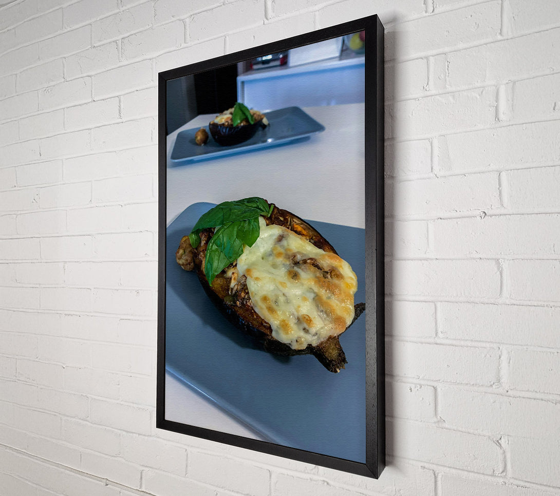  A Canvas Print of Melted Cheese Delight Canvas Wall Art