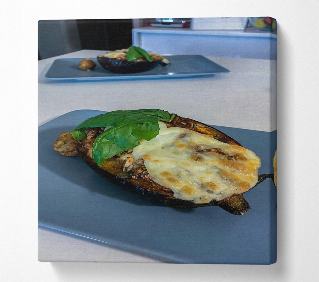  A Canvas Print of Melted Cheese Delight Canvas Wall Art