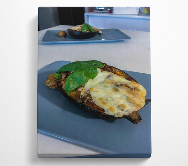  A Canvas Print of Melted Cheese Delight Canvas Wall Art