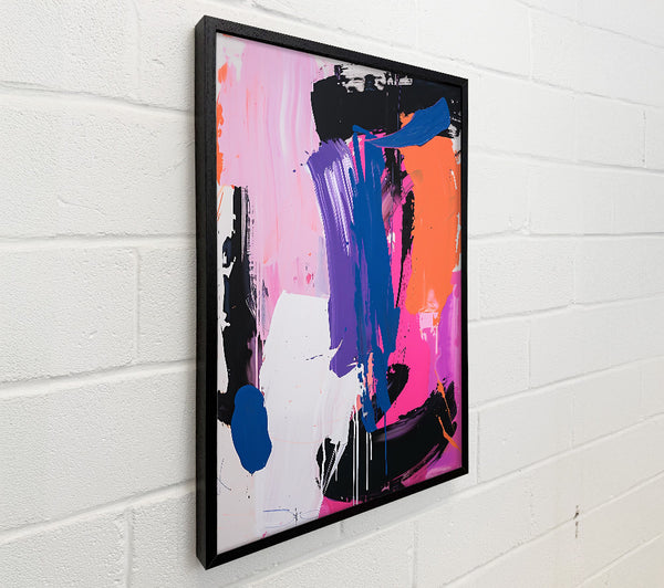 Pink And Blue Abstract