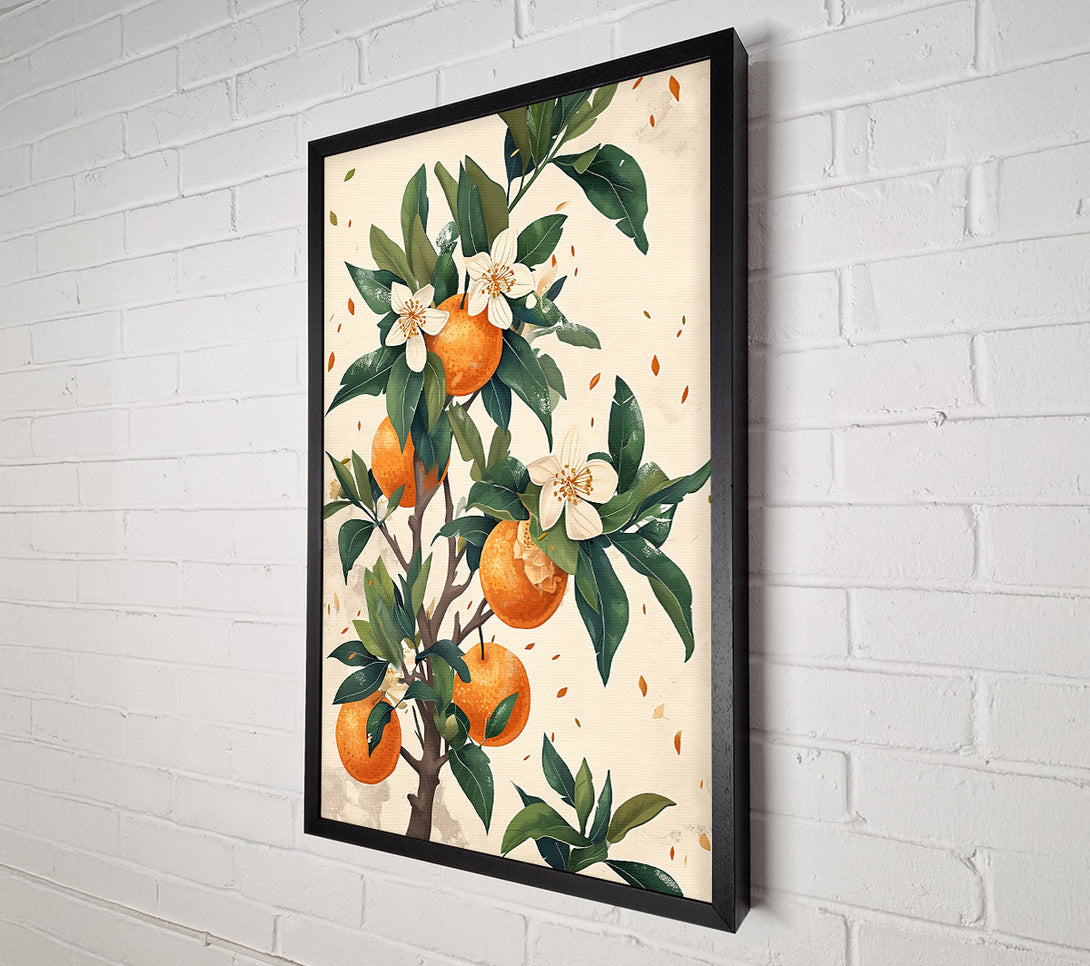  A Canvas Print of Orange Blossom Bloom Canvas Art