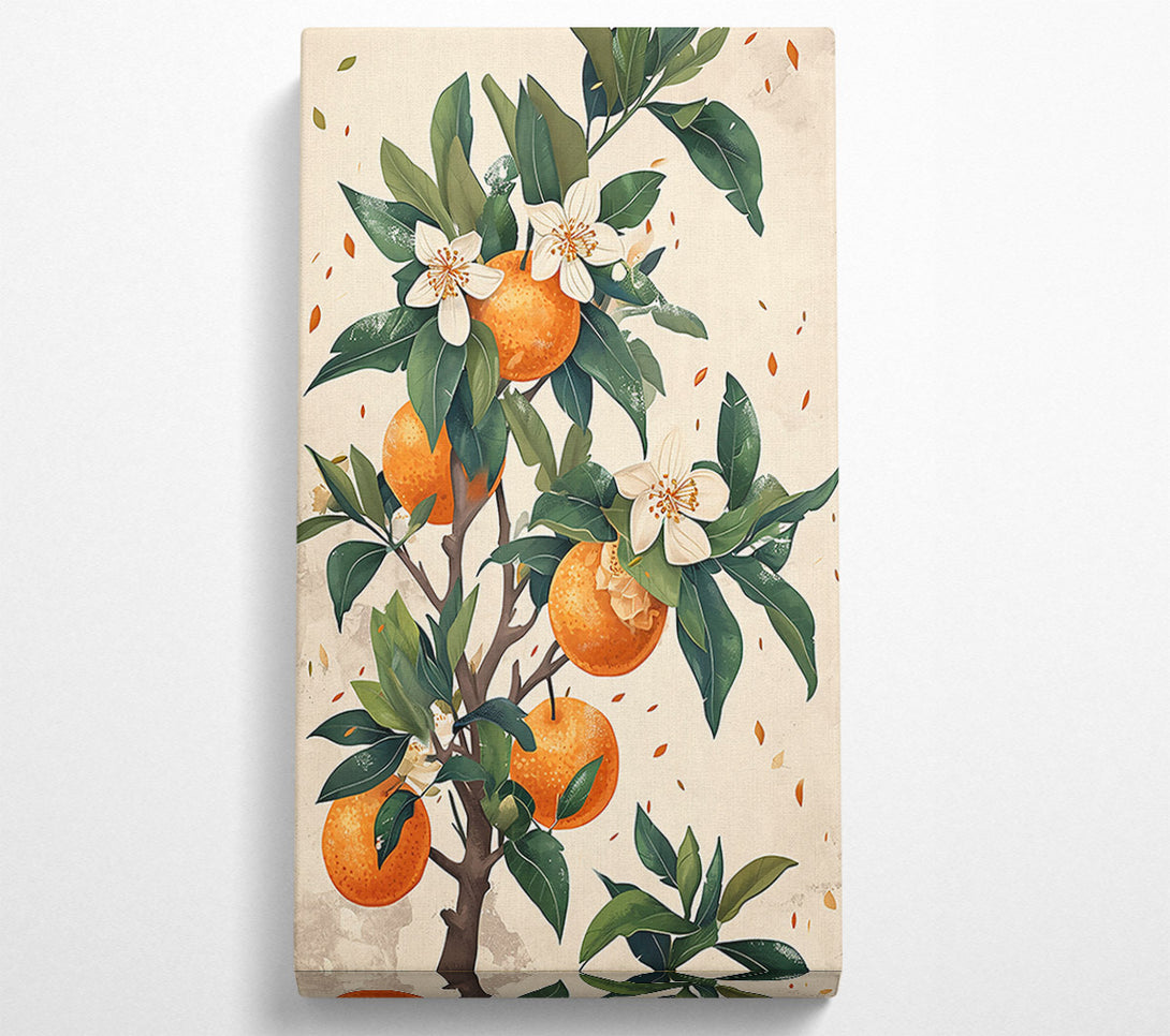  A Canvas Print of Orange Blossom Bloom Canvas Art