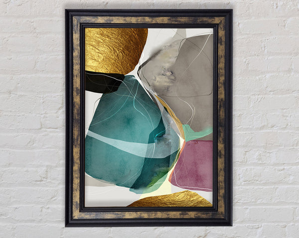 Colour Tiles Framed Print