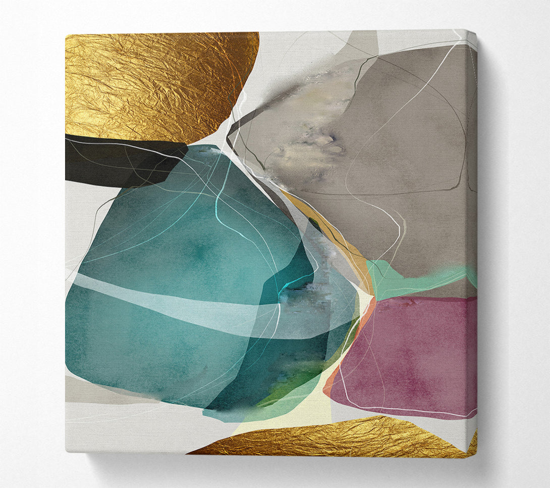  A Canvas Print of Colour Tiles Canvas Print