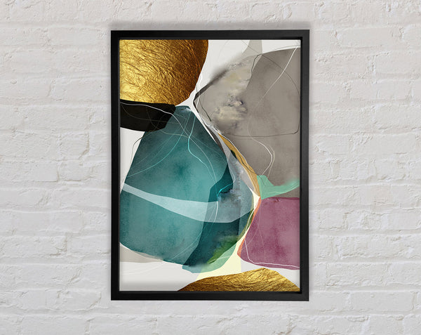 Colour Tiles Framed Print