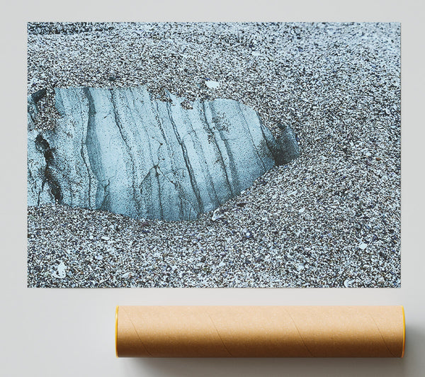 Blue Stone Embrace Print