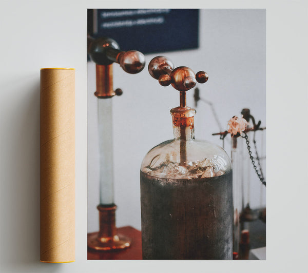 Copper And Glass Vessel Giclee Print