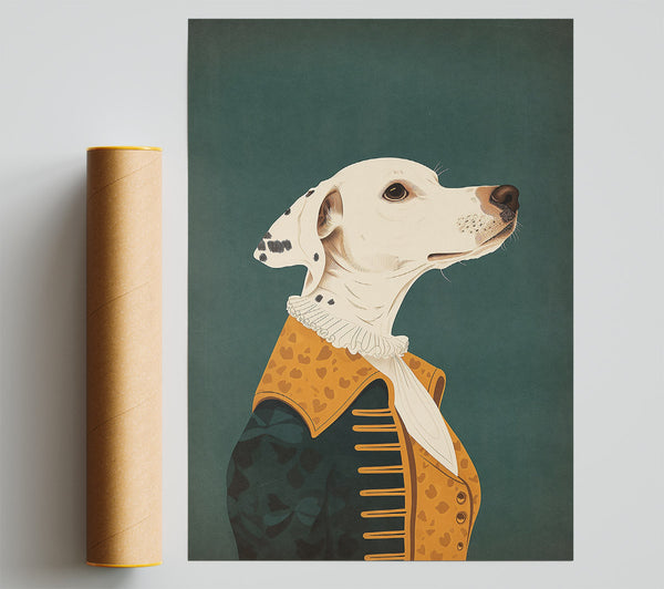 Emerald Dalmatian Dreams Print