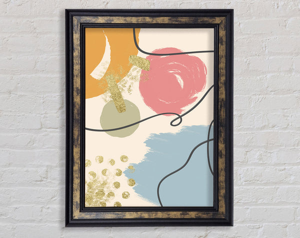 Coloured Shapes (1) Framed Print