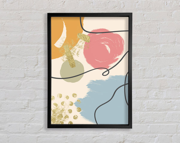 Coloured Shapes (1) Framed Print