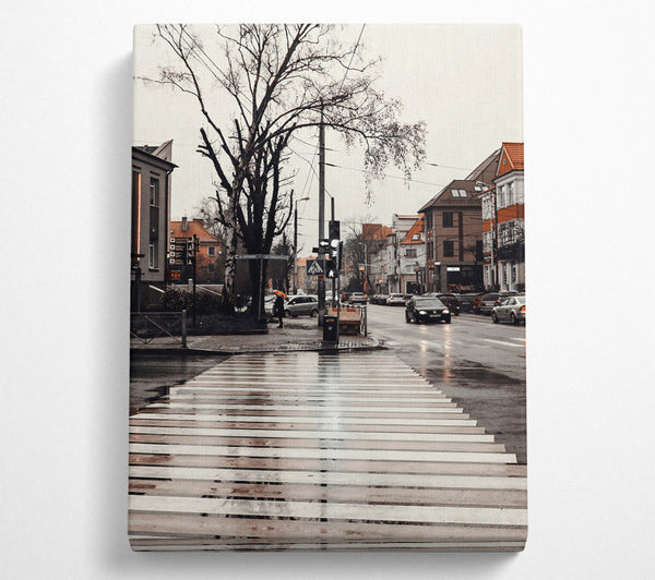  A Canvas Print of Grey City Crossing Canvas Print