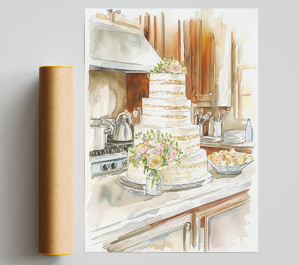 Creamy Kitchen Cake Print