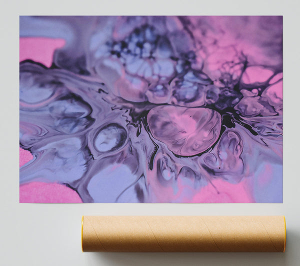 Pink And Purple Dreamscape Poster