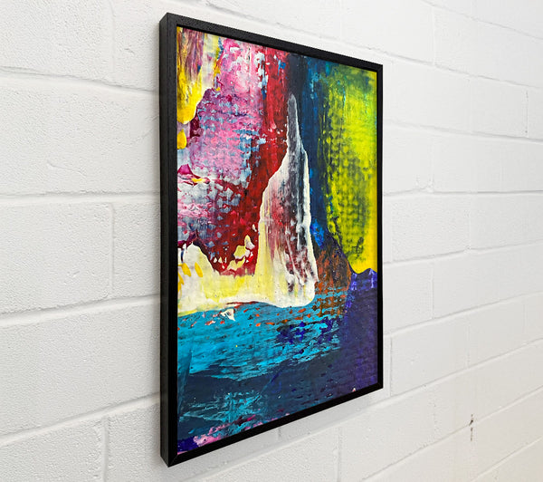 Teal Abstract Landscape