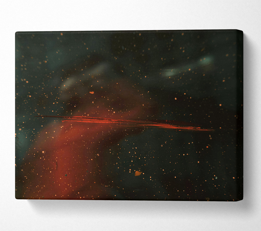  A Canvas Print of Crimson Cosmic Dust Canvas Print