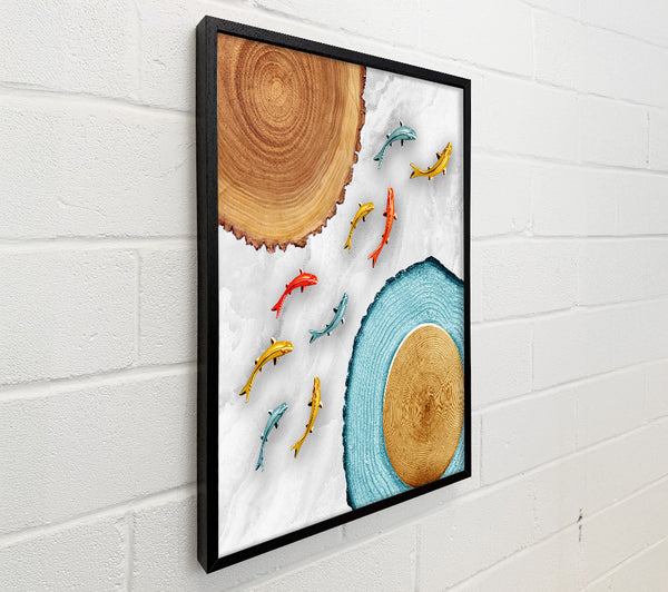 Colourful Fish Having A Swim