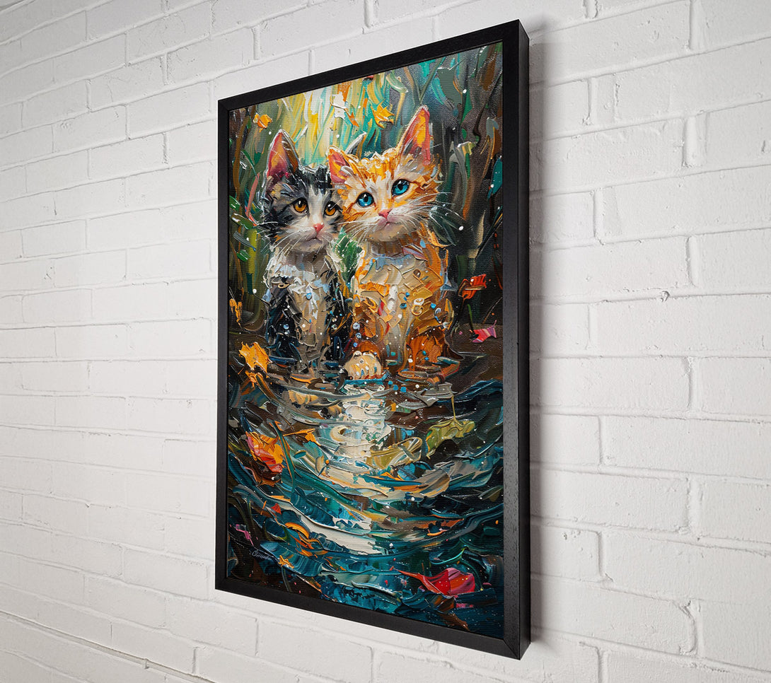  A Canvas Print of Teal Whispers Of Hope Canvas Print