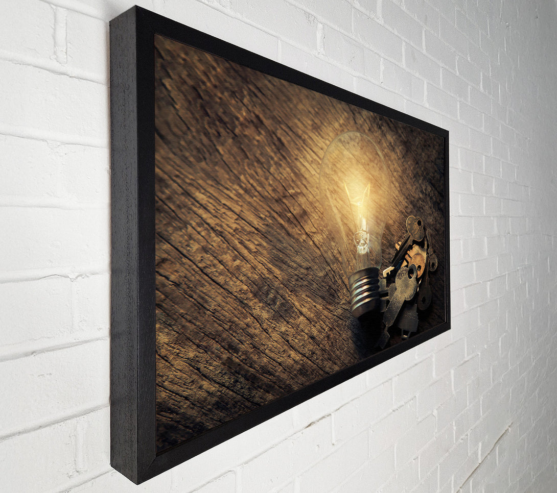  A Canvas Print of Golden Key To Light Canvas Art