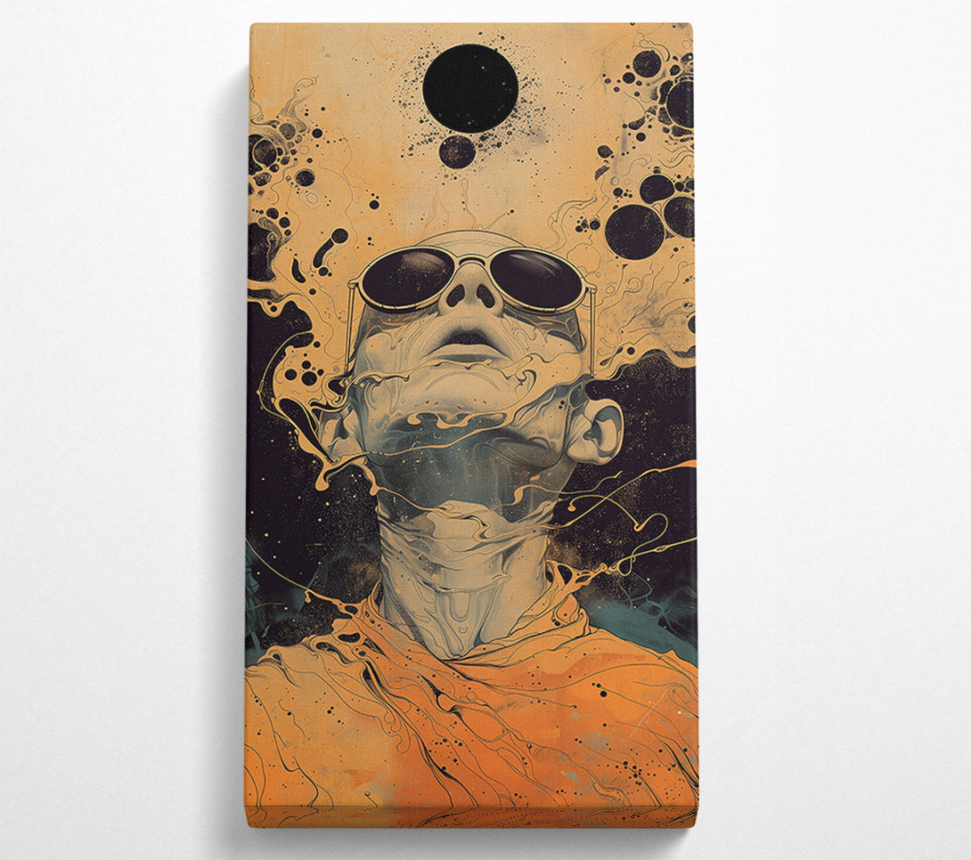  A Canvas Print of Golden Cosmic Gaze Canvas Art