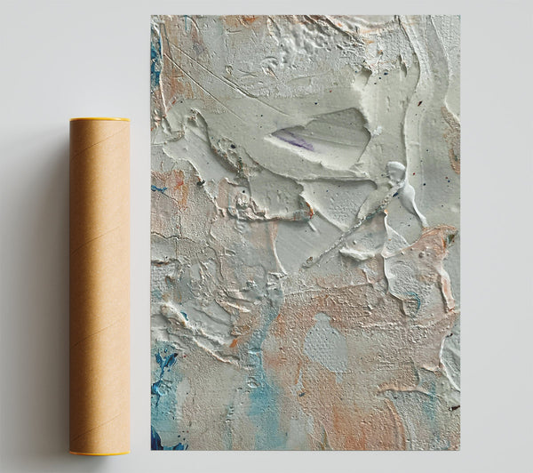 Pale Abstract Landscape Poster