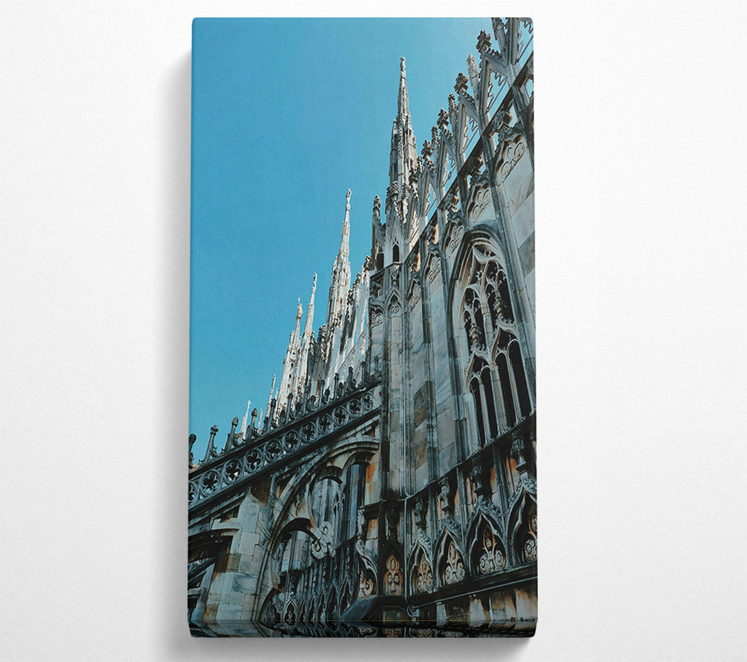 A Canvas Print of Grey Stone Gargoyles Canvas Wall Art