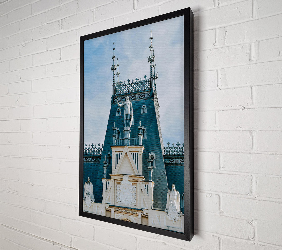  A Canvas Print of Azure Guardian'S Watch Canvas Art