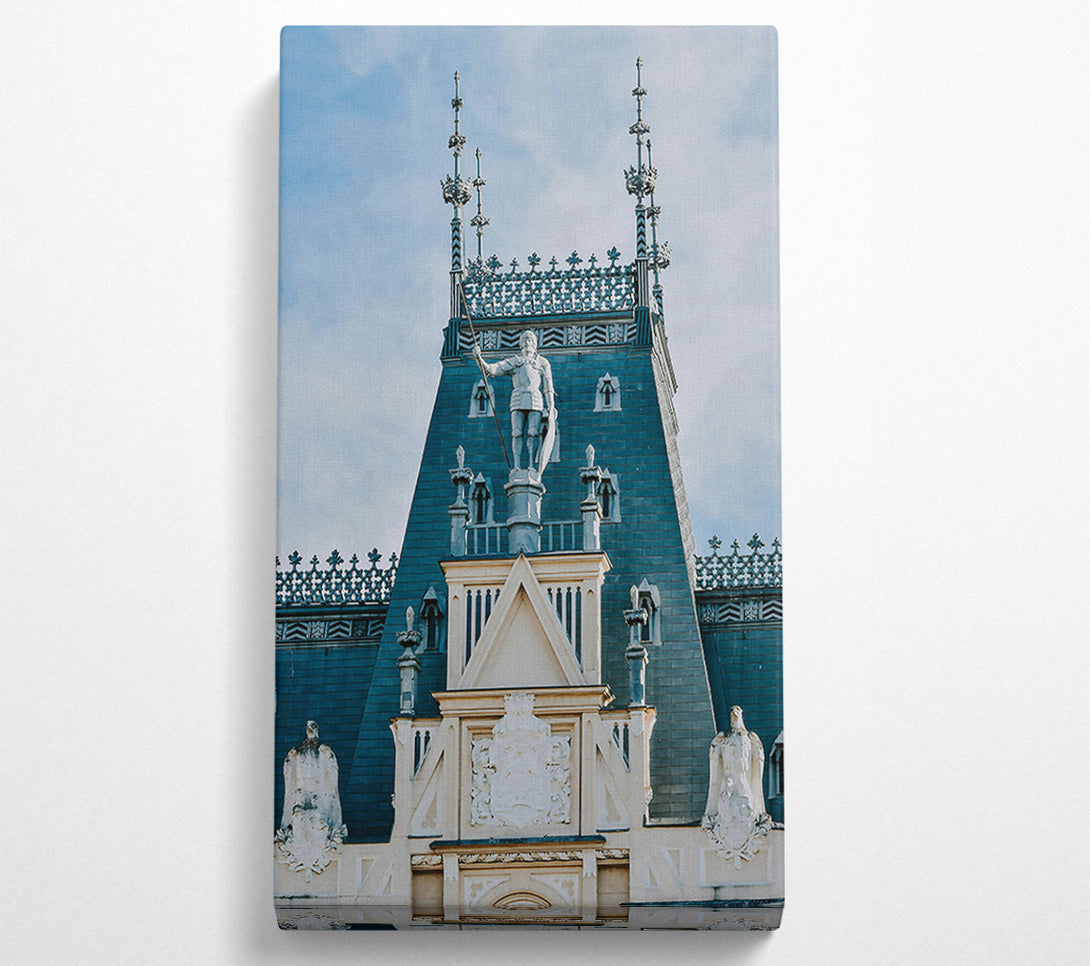  A Canvas Print of Azure Guardian'S Watch Canvas Art