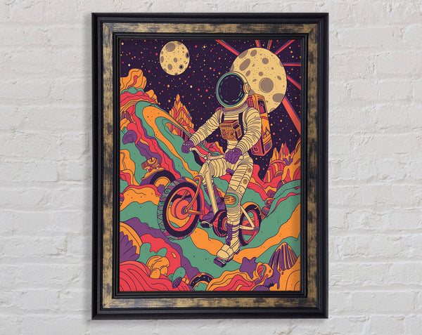 Colourful Space Framed Print